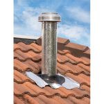StoveMaestro Roof Flashing for Tiled Roofs for flues and Pipes 110 mm 200 mm 