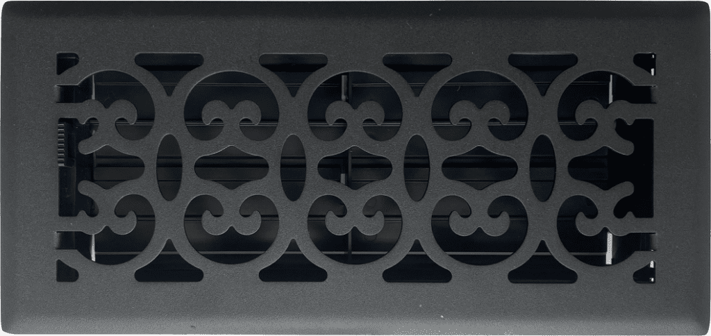 SCROLL-BLACK-Floor-Vent-100x300mm