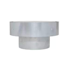 gas cowl in grey metal colour
