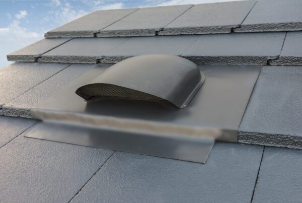 Alpine Low Profile roof vent on tiled roof